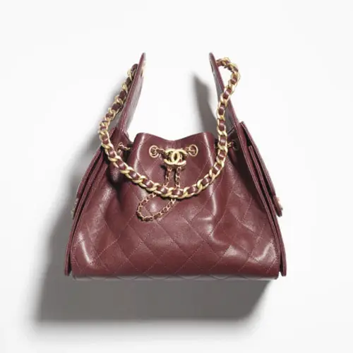 Replica bags lv Chanel 25 Small Handbag Burgundy