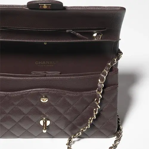 Chanel Classic 11.12 Handbag Dark Brown