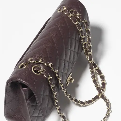 Chanel Classic 11.12 Handbag Dark Brown
