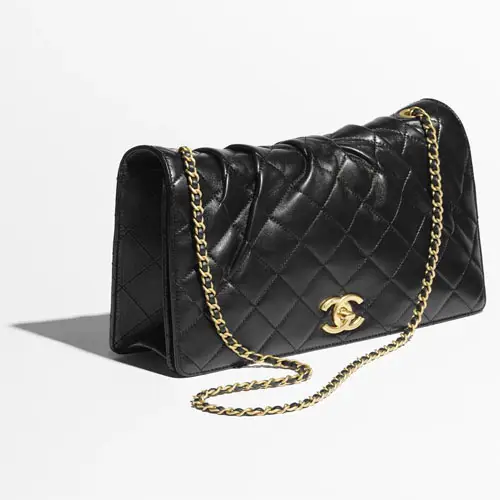 Reps Chanel Large Flap Bag Black