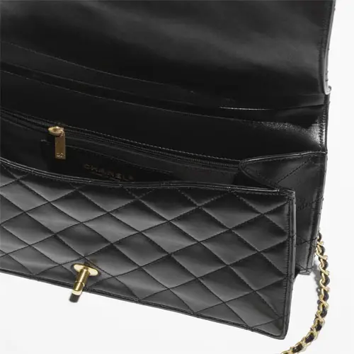 Reps Chanel Large Flap Bag Black