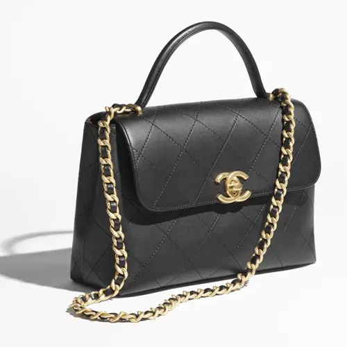 Chanel Large Flap Bag With Top Handle