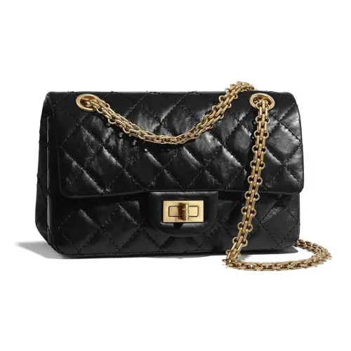 Chanel Mini 2.55 Handbag Black