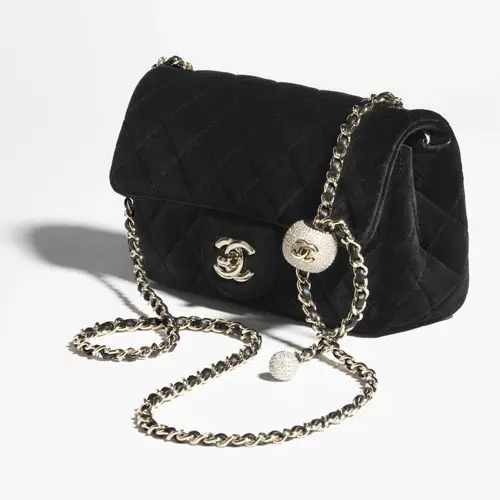 Reps Chanel Mini Flap Bag Black 