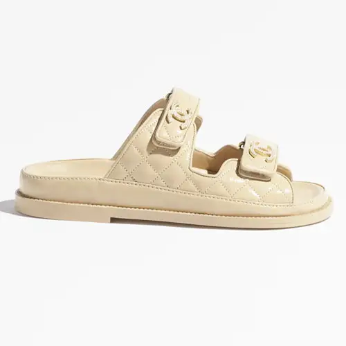 Chanel Mules Beige