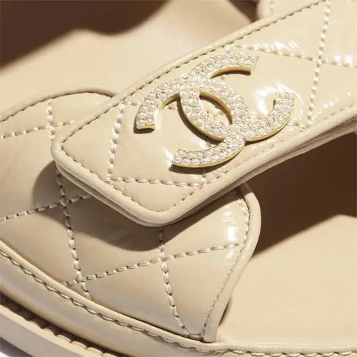 Chanel Mules Beige