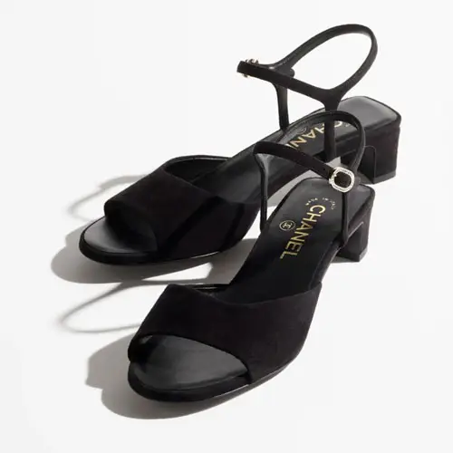 Chanel Sandals Black