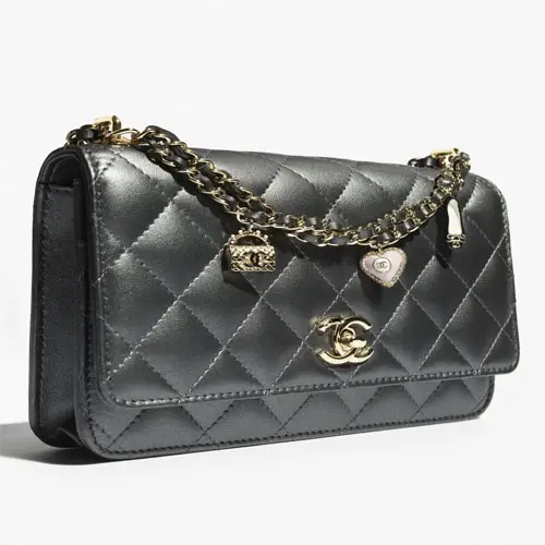 Chanel Wallet On Chain Black