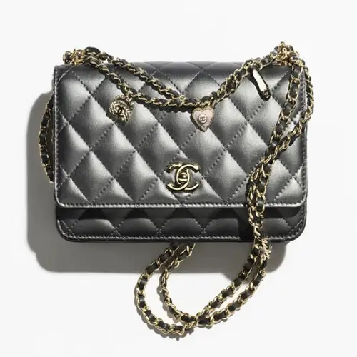 Chanel Wallet On Chain Black