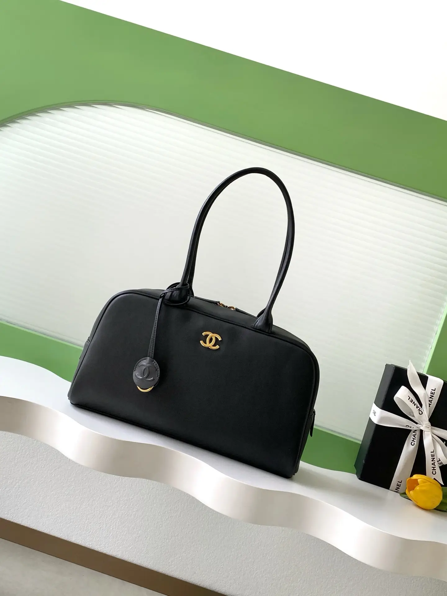 Chanel Bowling Bag AS6211 Black