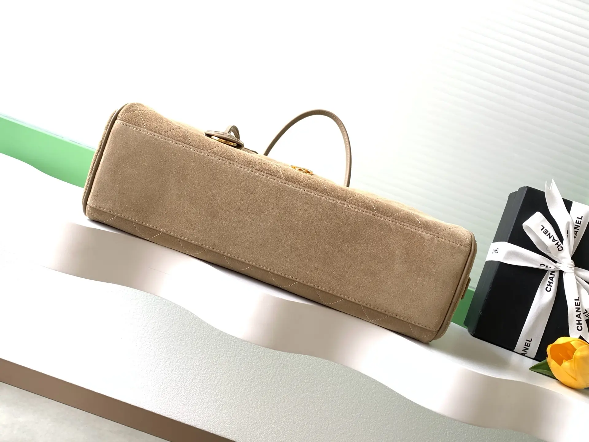 Chanel Bowling Bag AS6211 Dark Camel
