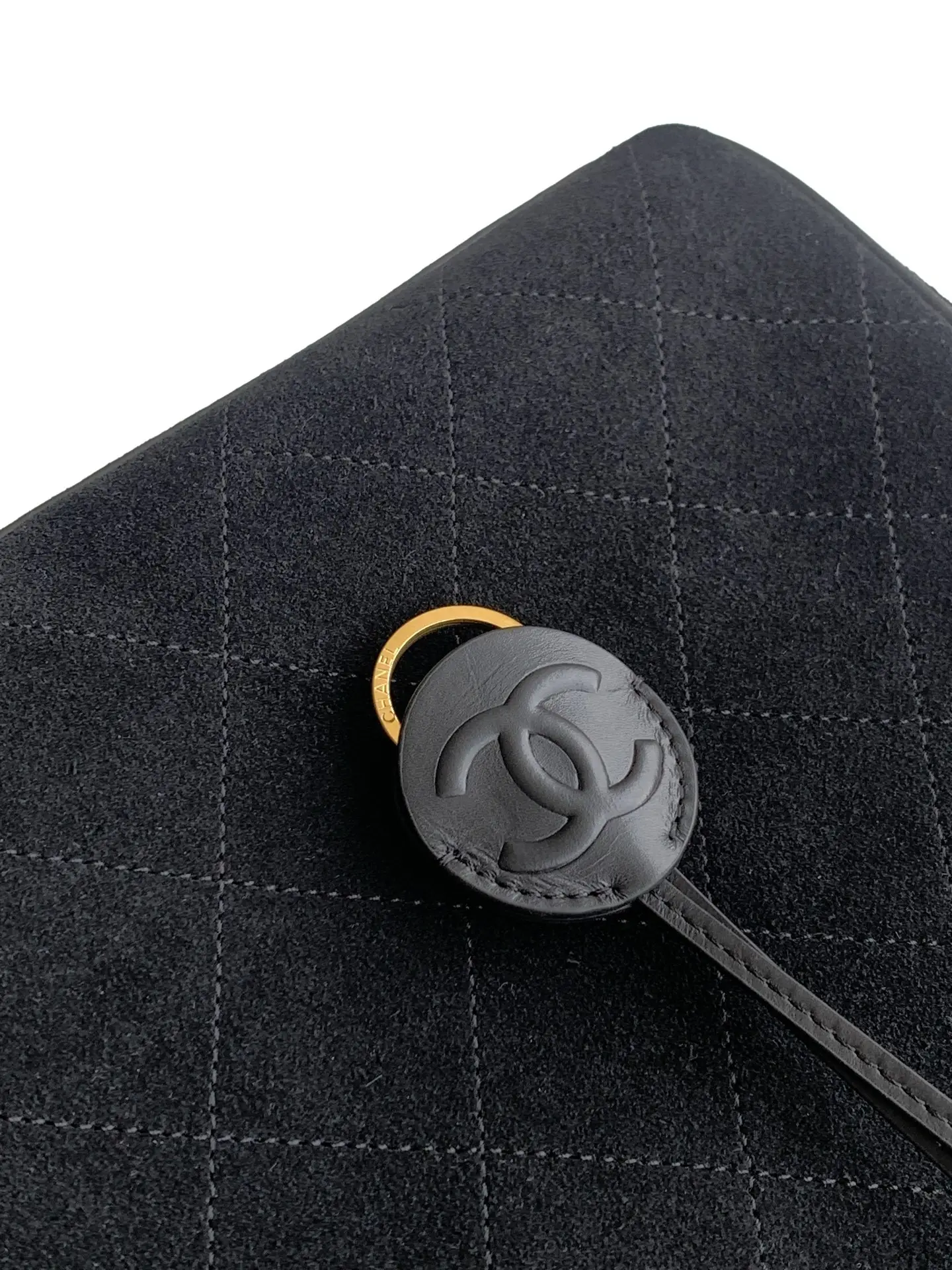 Chanel Bowling Bag AS6211 Black Suede