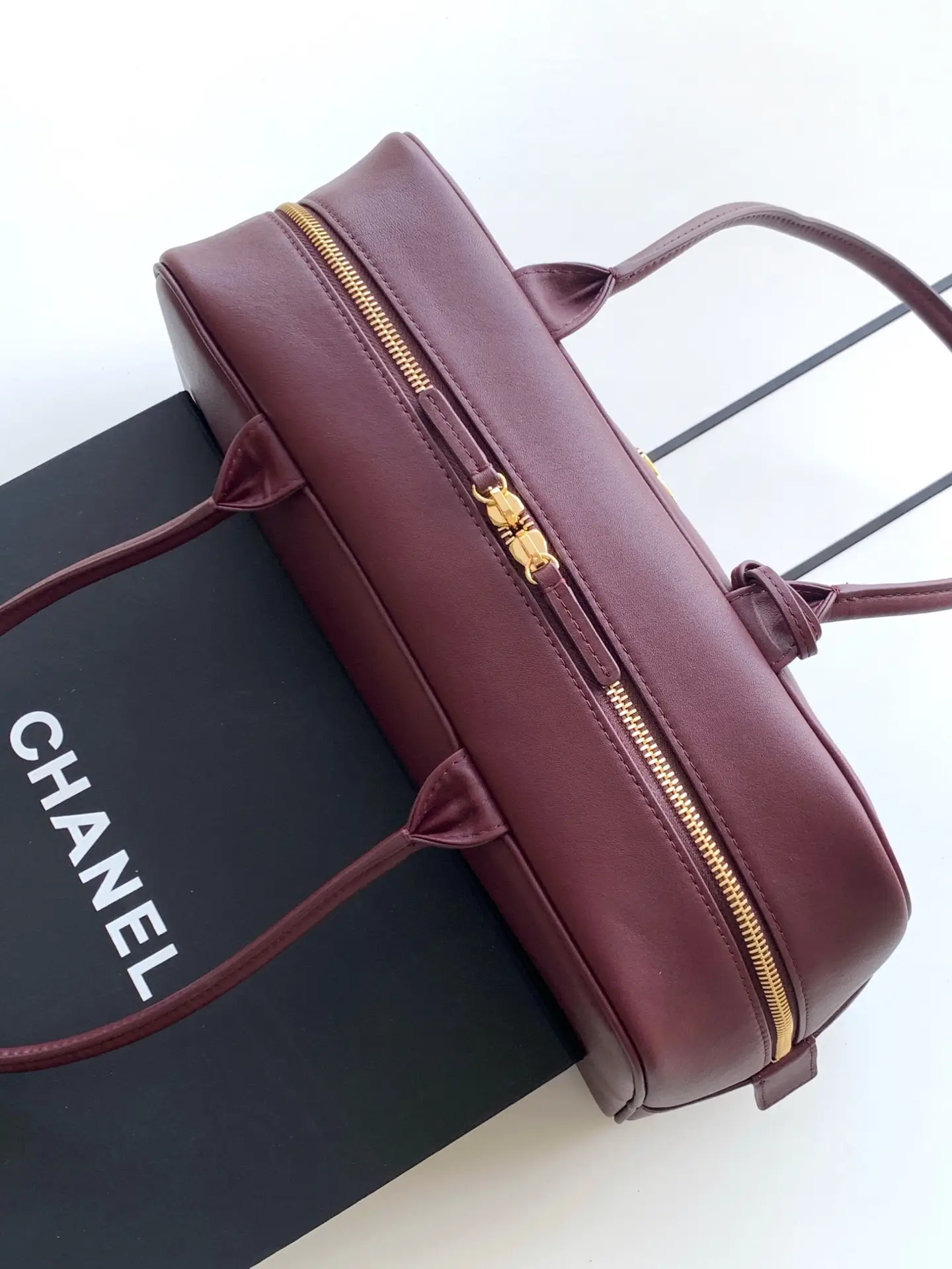 Chanel Bowling Bag AS6211 Burgundy