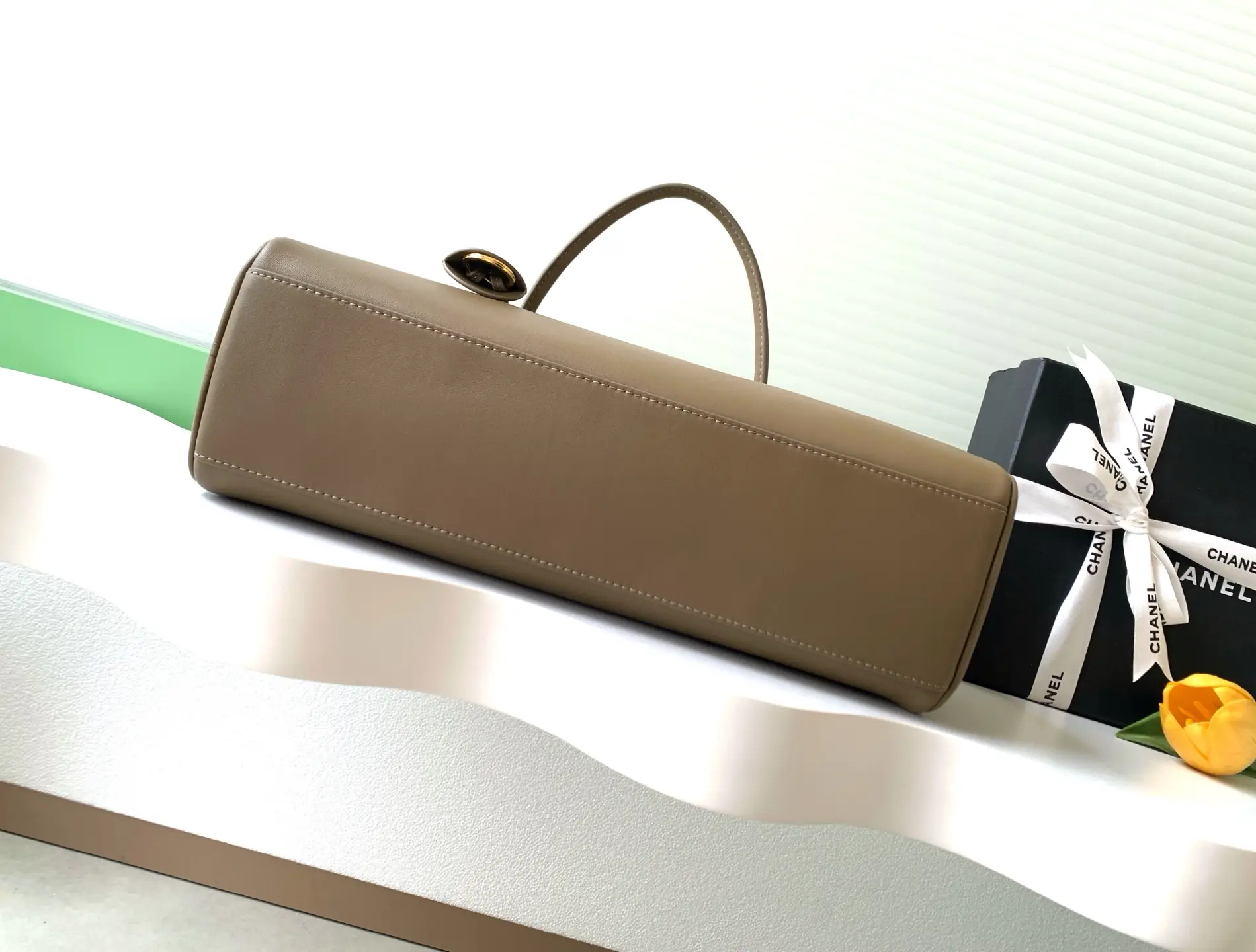 Chanel Bowling Bag AS6211 Dark Khaki