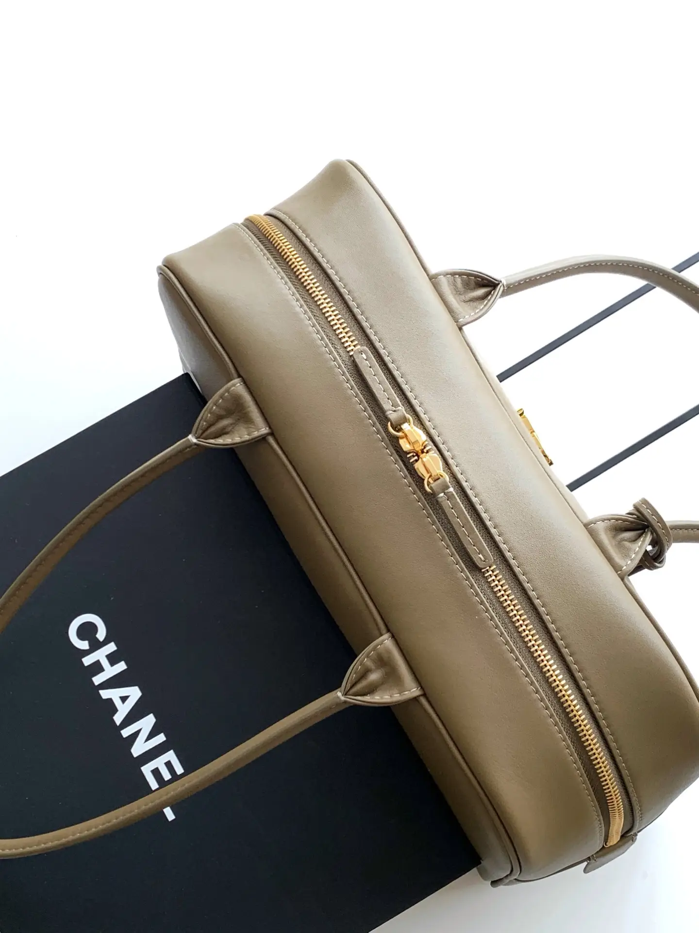 Chanel Bowling Bag AS6211 Dark Khaki
