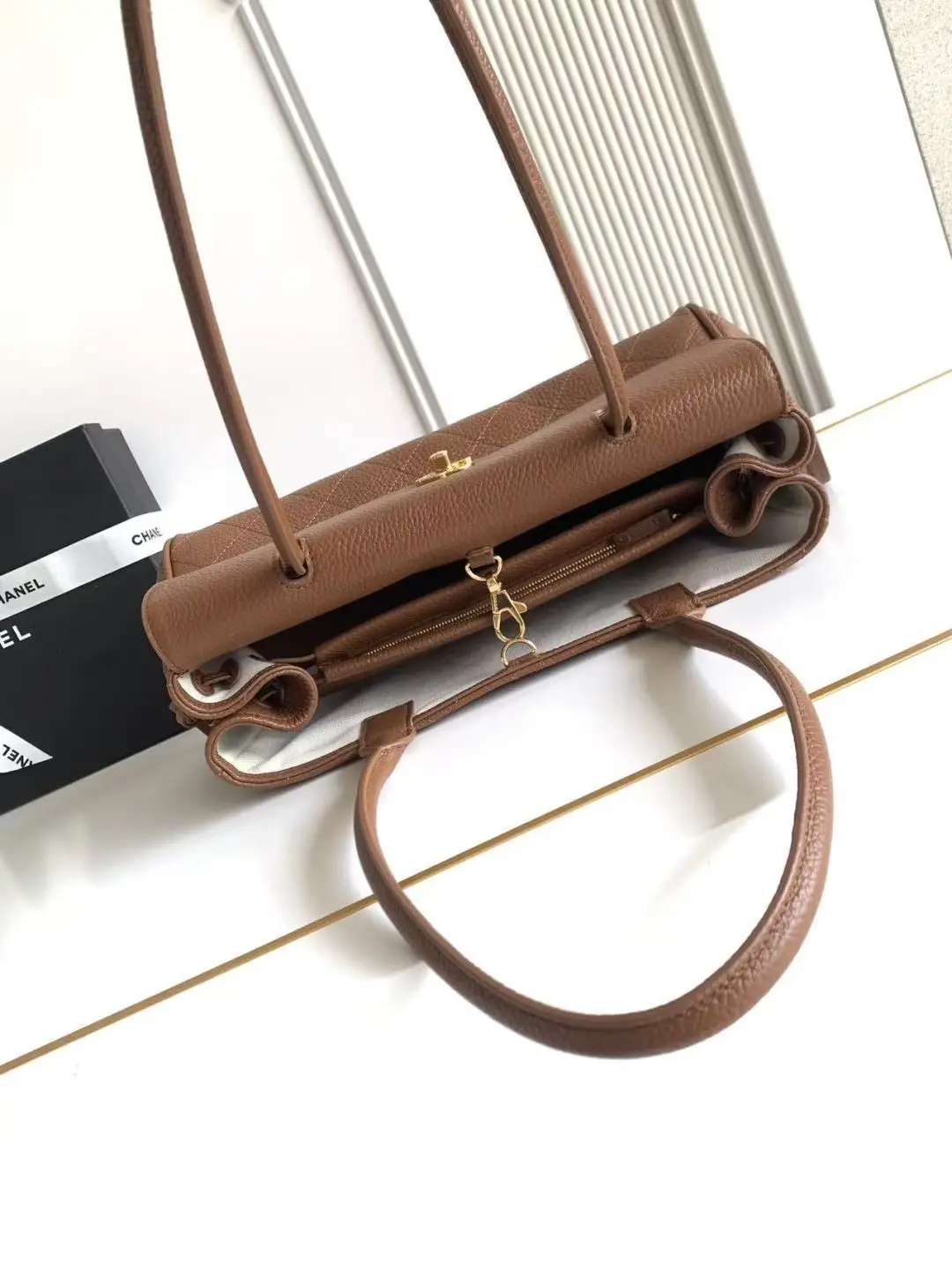 Chanel Small Tote AS6288 Caramel 