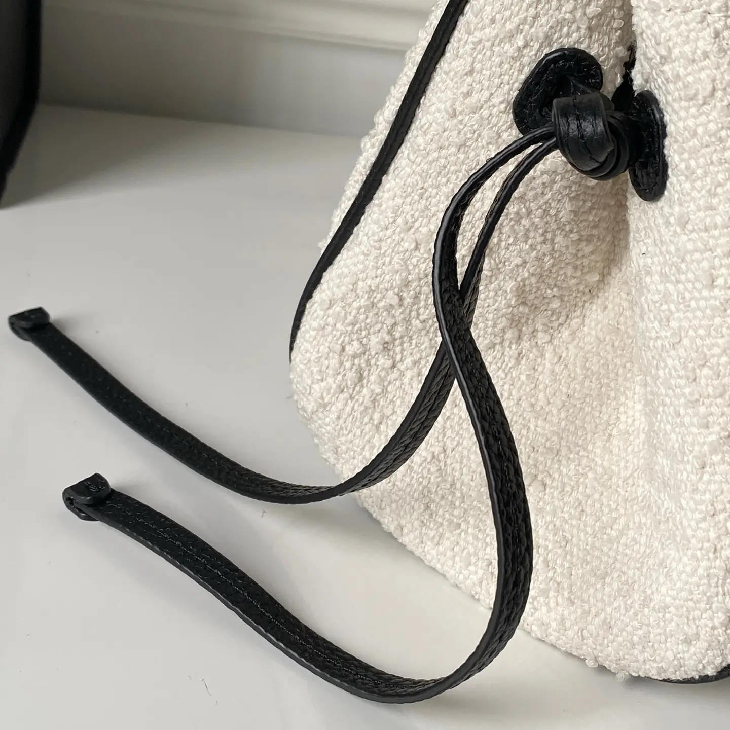 Chanel Small Tote AS6288 Woolen Fabric