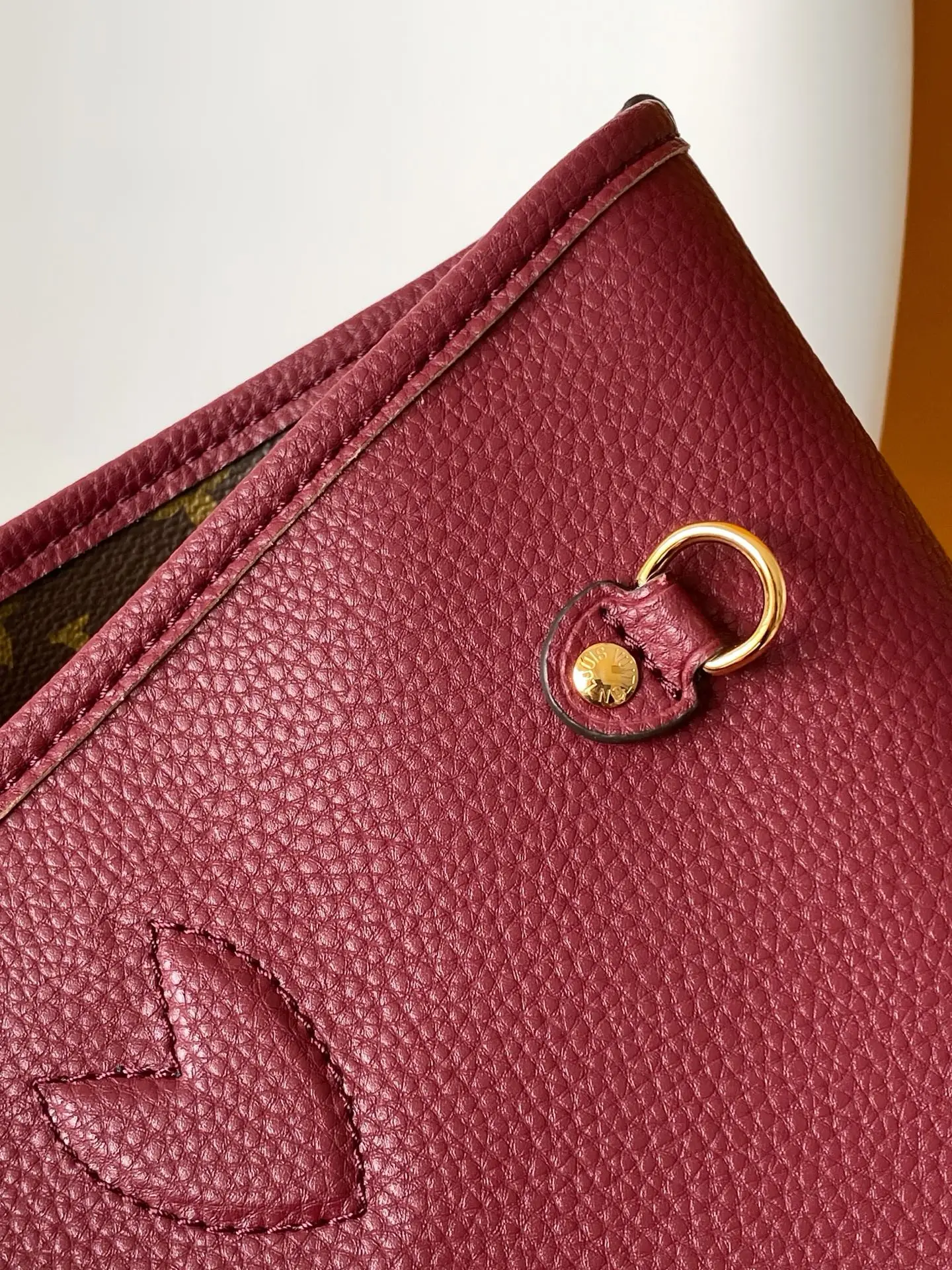 Louis Vuitton M25663 Neverfull Inside Out MM Burgundy