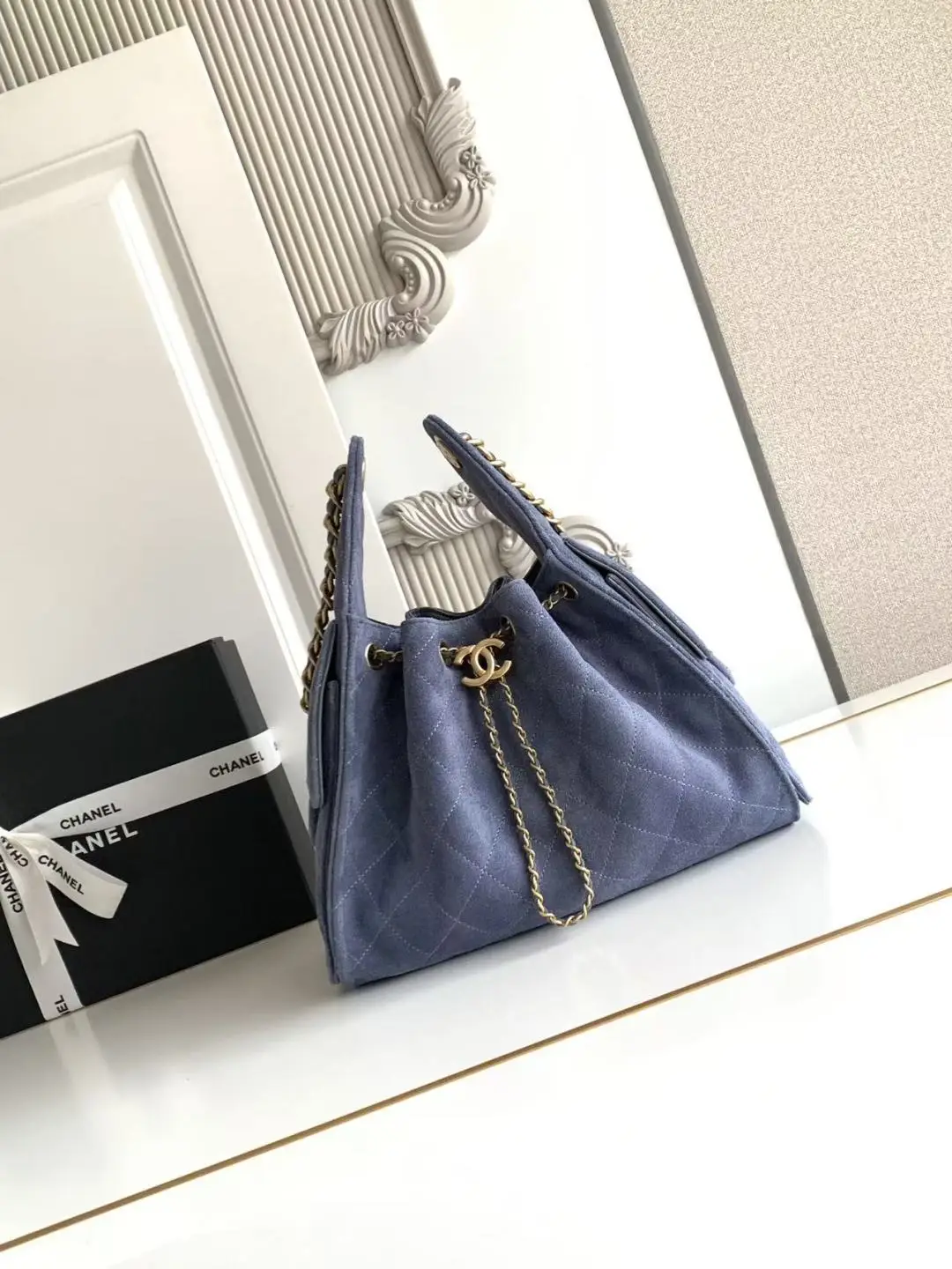  Chanel 25 Medium Handbag AS5293 Dark Purple
