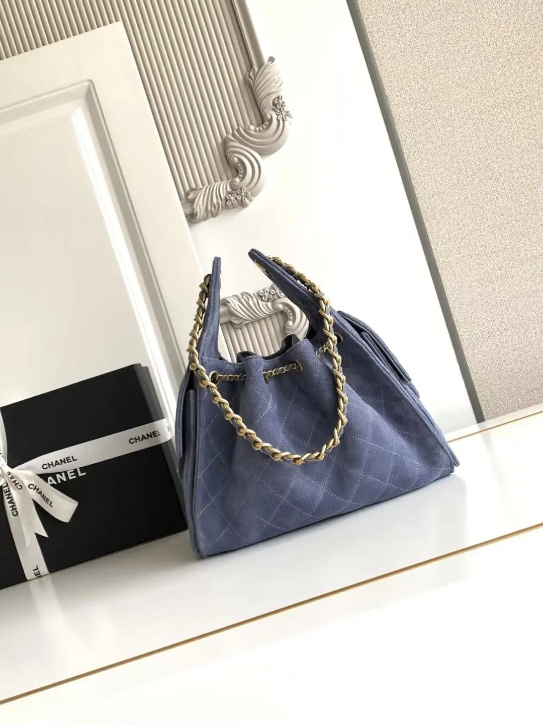  Chanel 25 Medium Handbag AS5293 Dark Purple