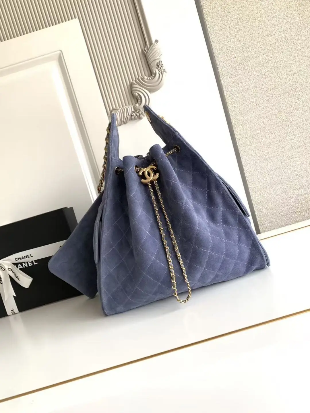 Chanel 25 Medium Handbag AS5311 Dark Purple