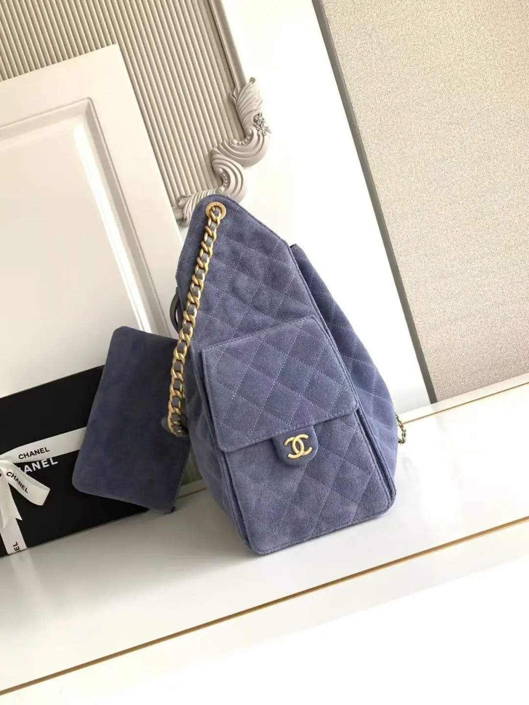 Chanel 25 Medium Handbag AS5311 Dark Purple