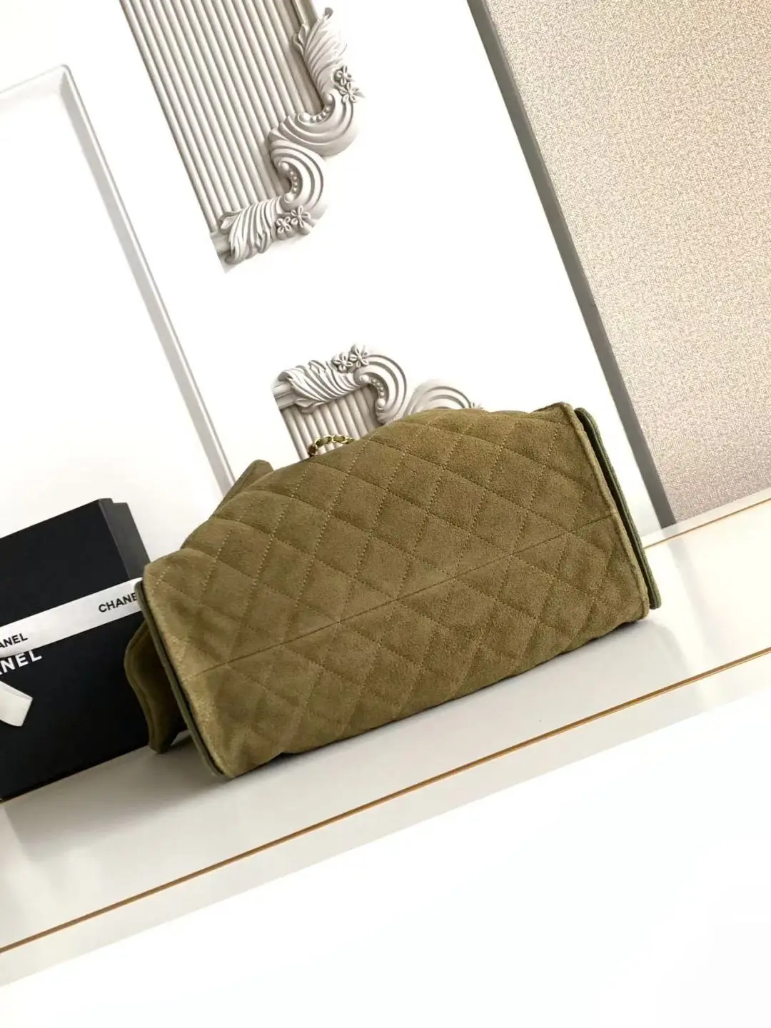 Chanel 25 Medium Handbag AS5311 Olive Green