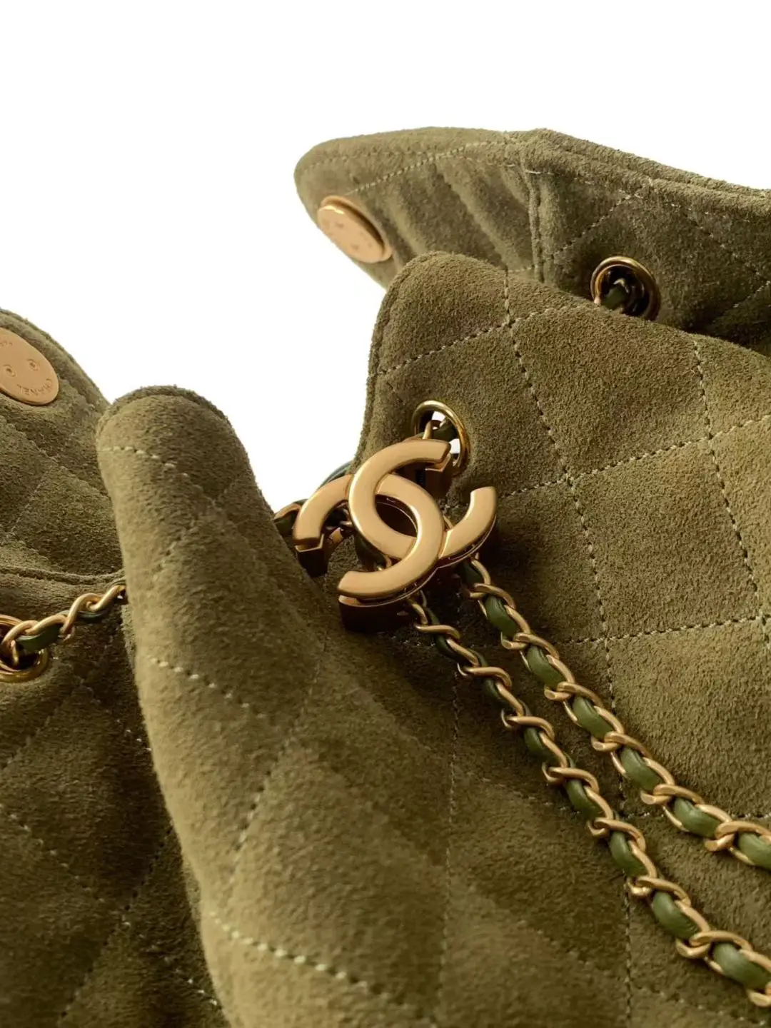 Chanel 25 Medium Handbag AS5311 Olive Green