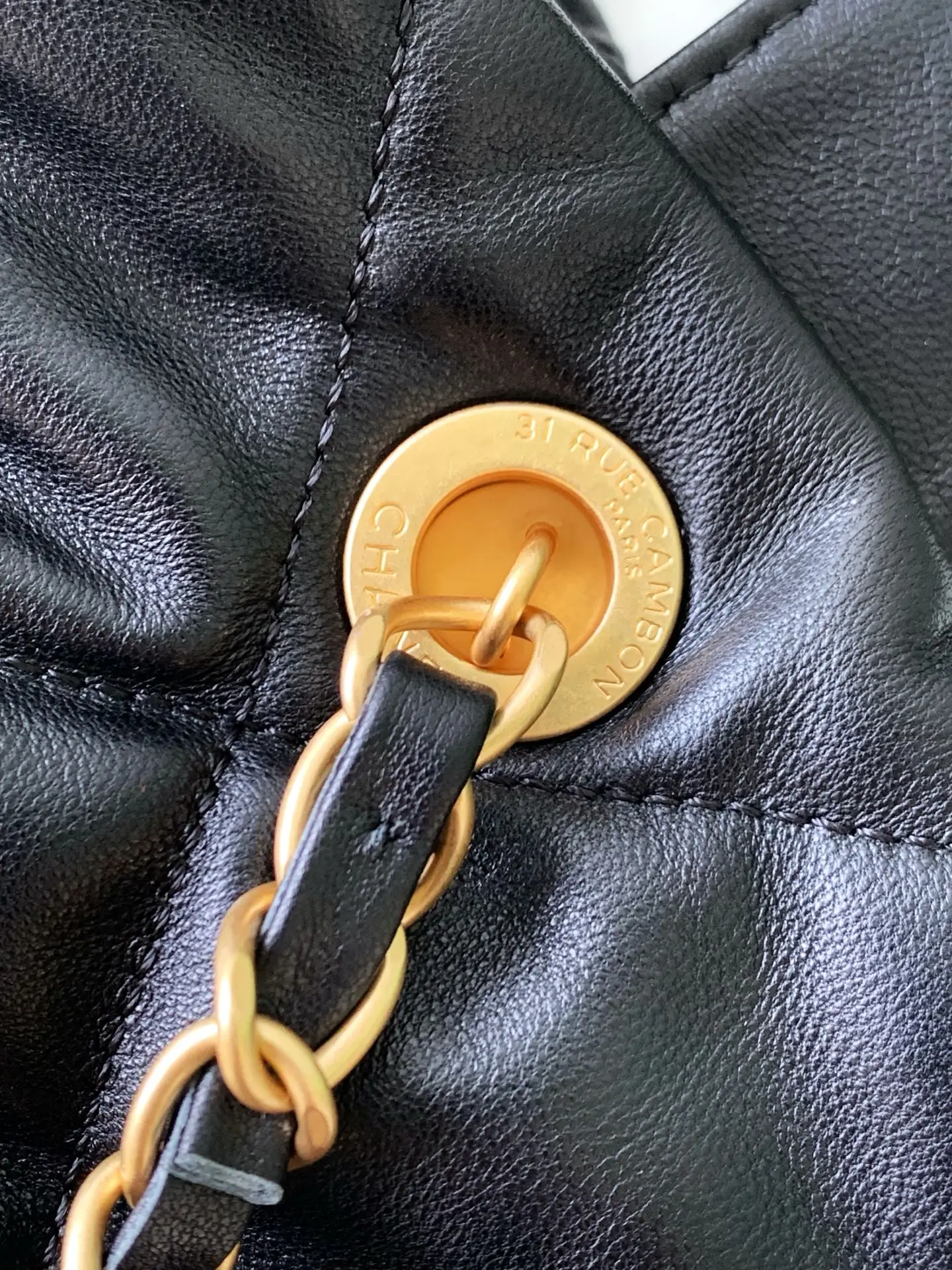 Chanel Bow Chain Handbag AS5851 Black