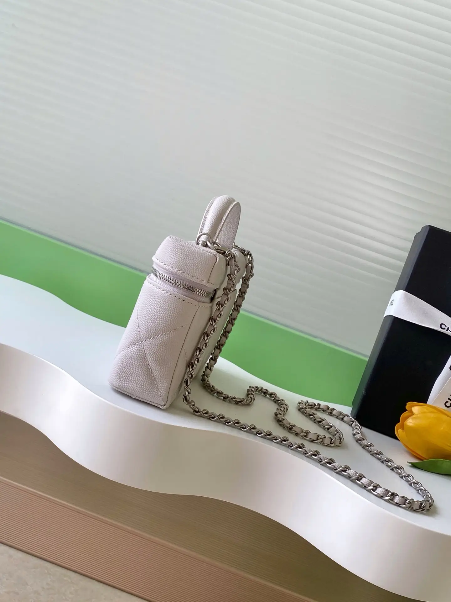 Chanel Chain Vanity Case AP4936 Gray