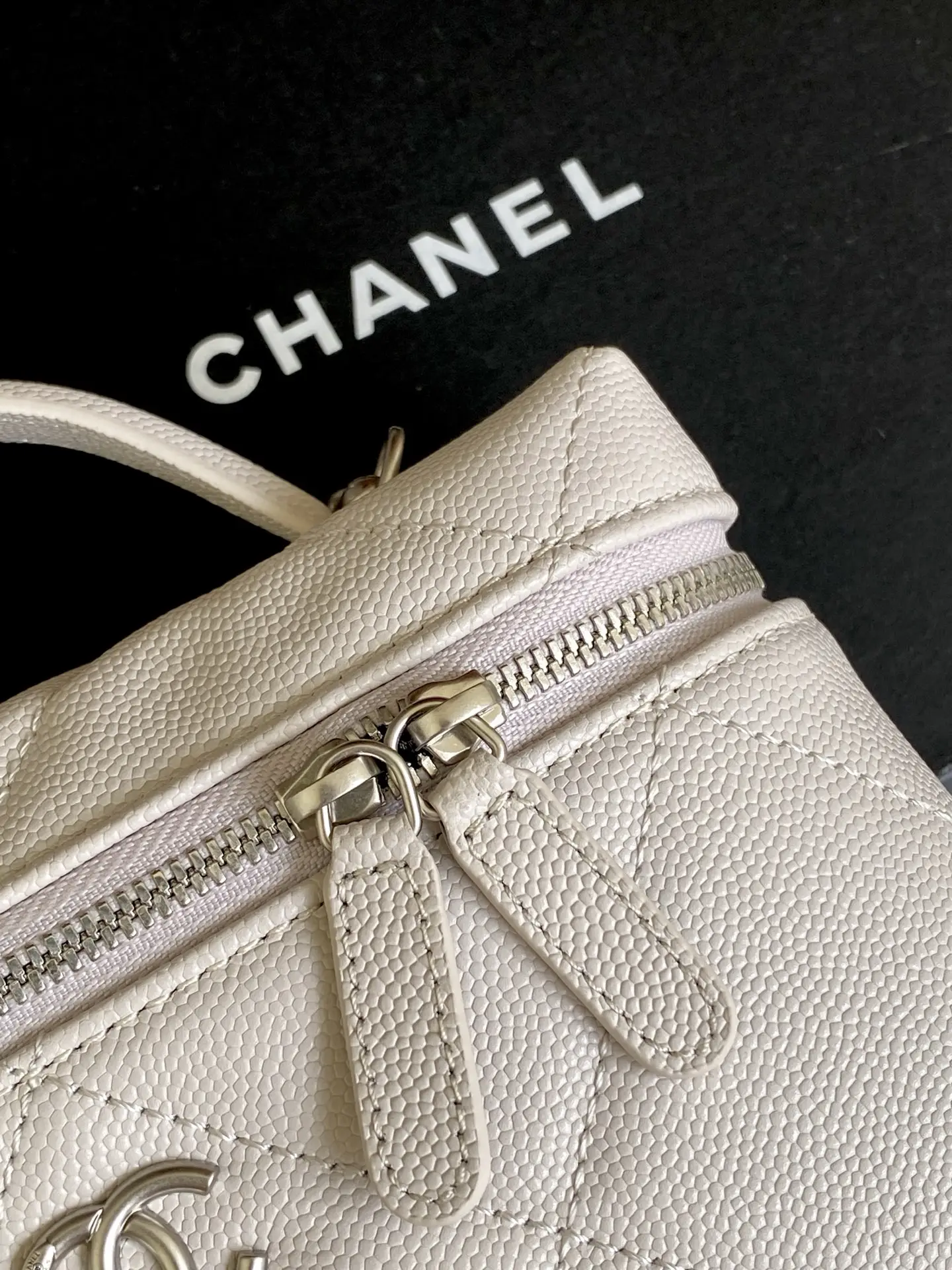 Chanel Chain Vanity Case AP4936 Gray