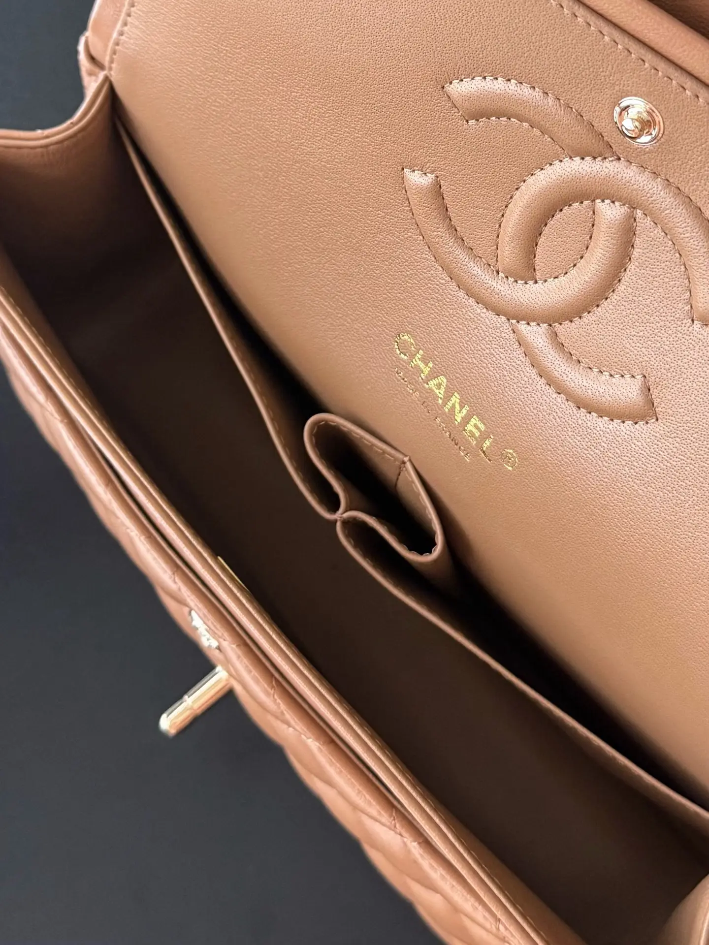 Chanel Classic Flap Bag Brown