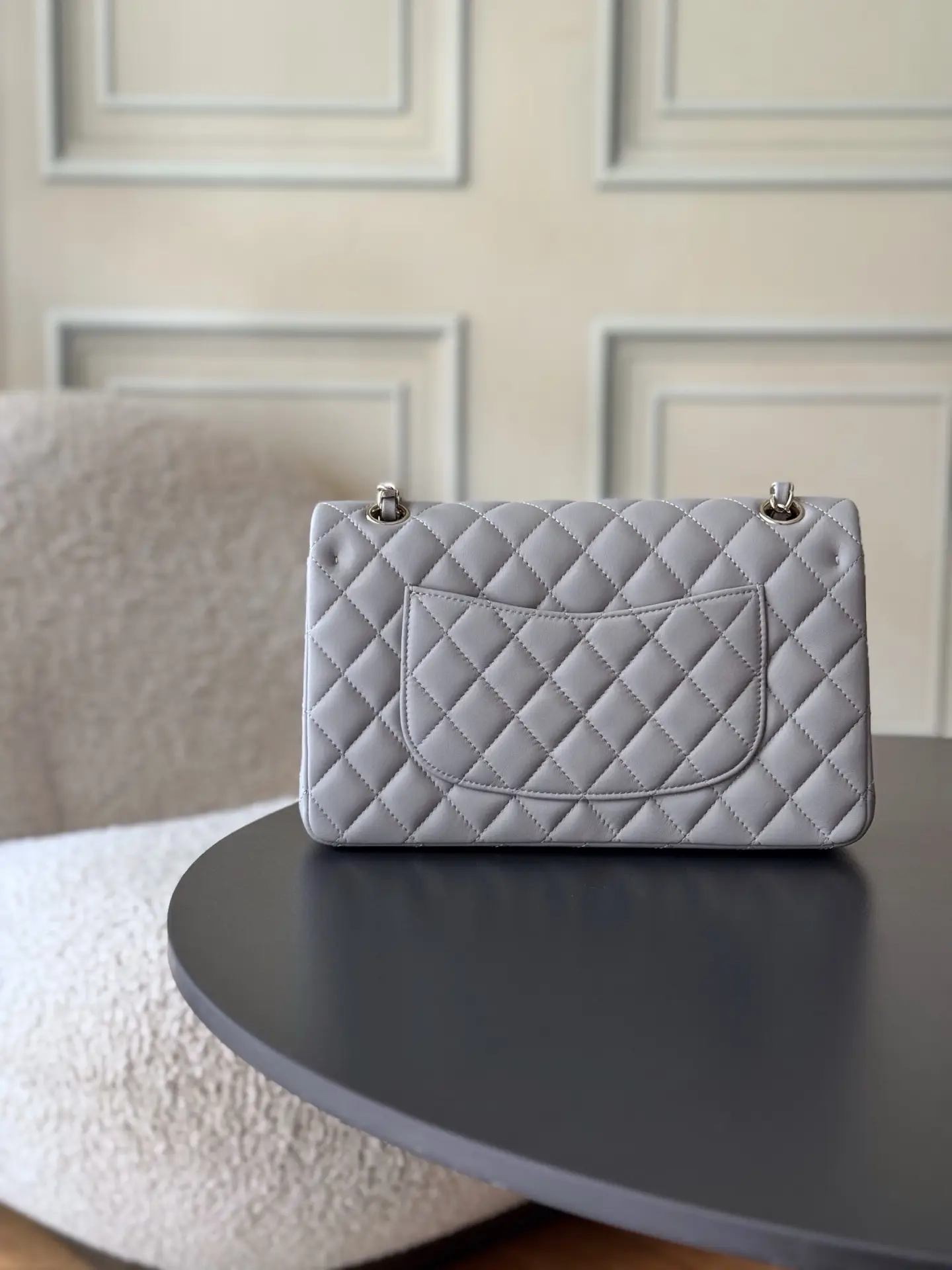Chanel Classic Flap Bag Gray