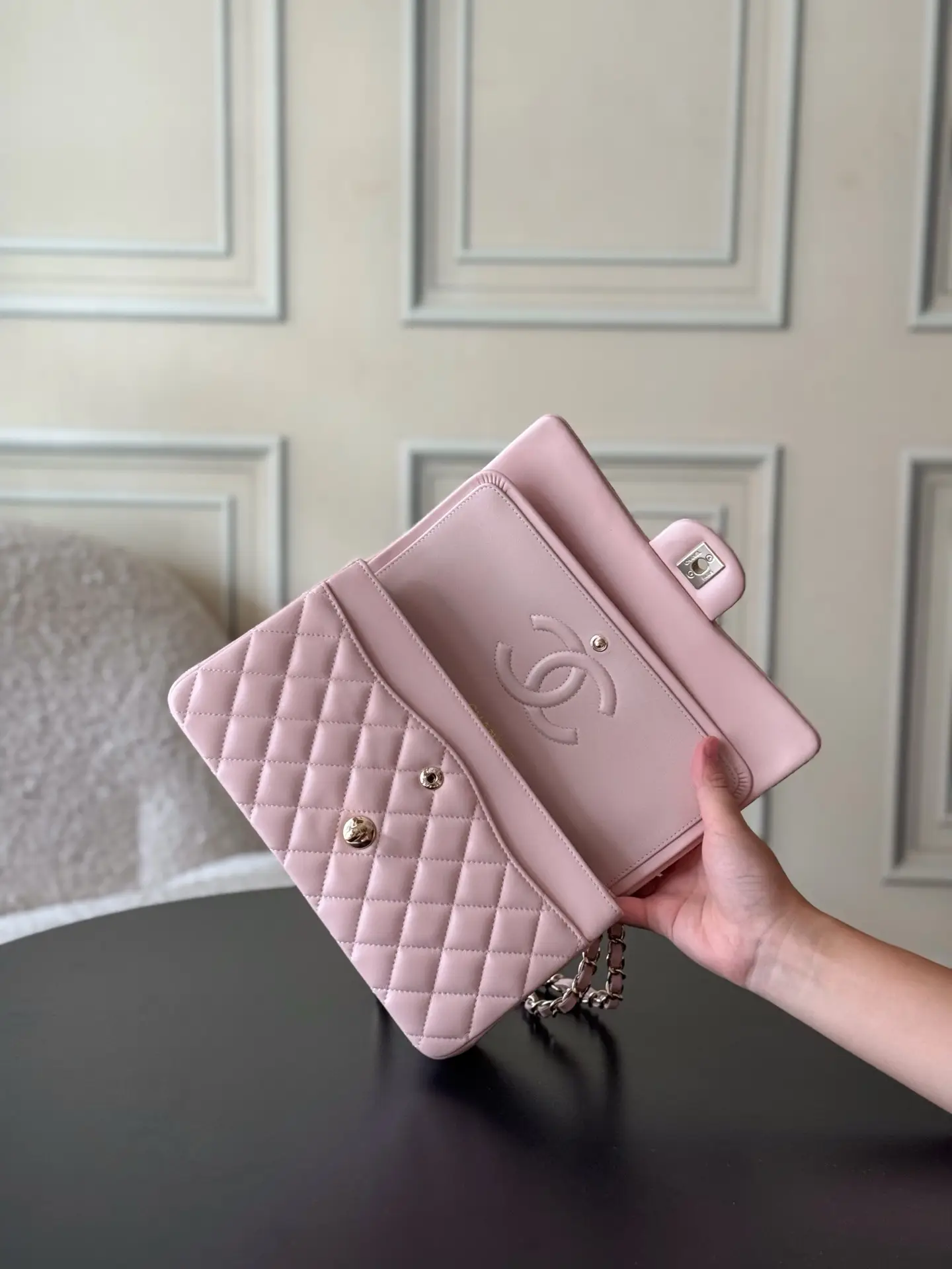 Chanel Classic Flap Bag Pink