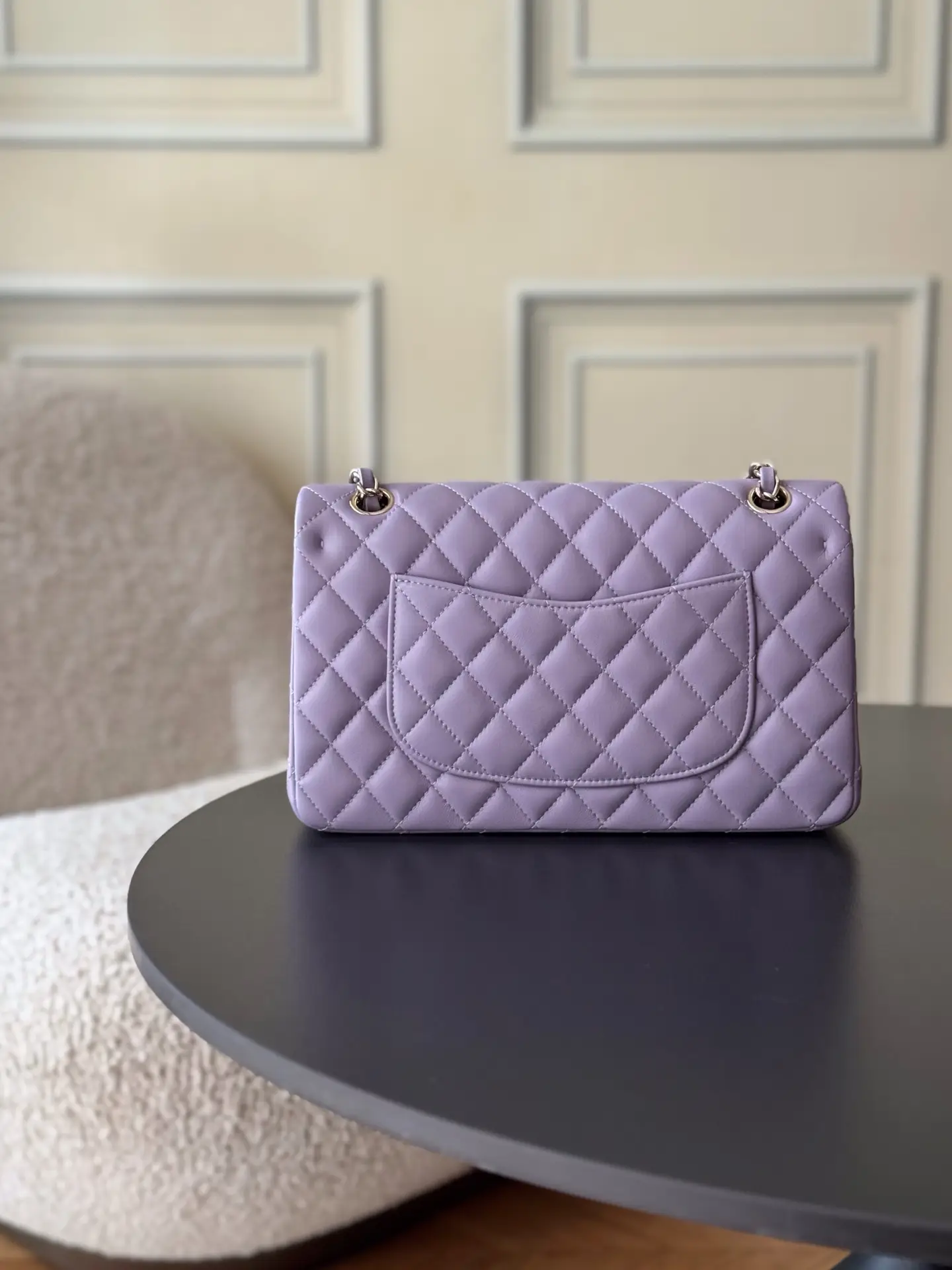 Chanel Classic Flap Bag Purple