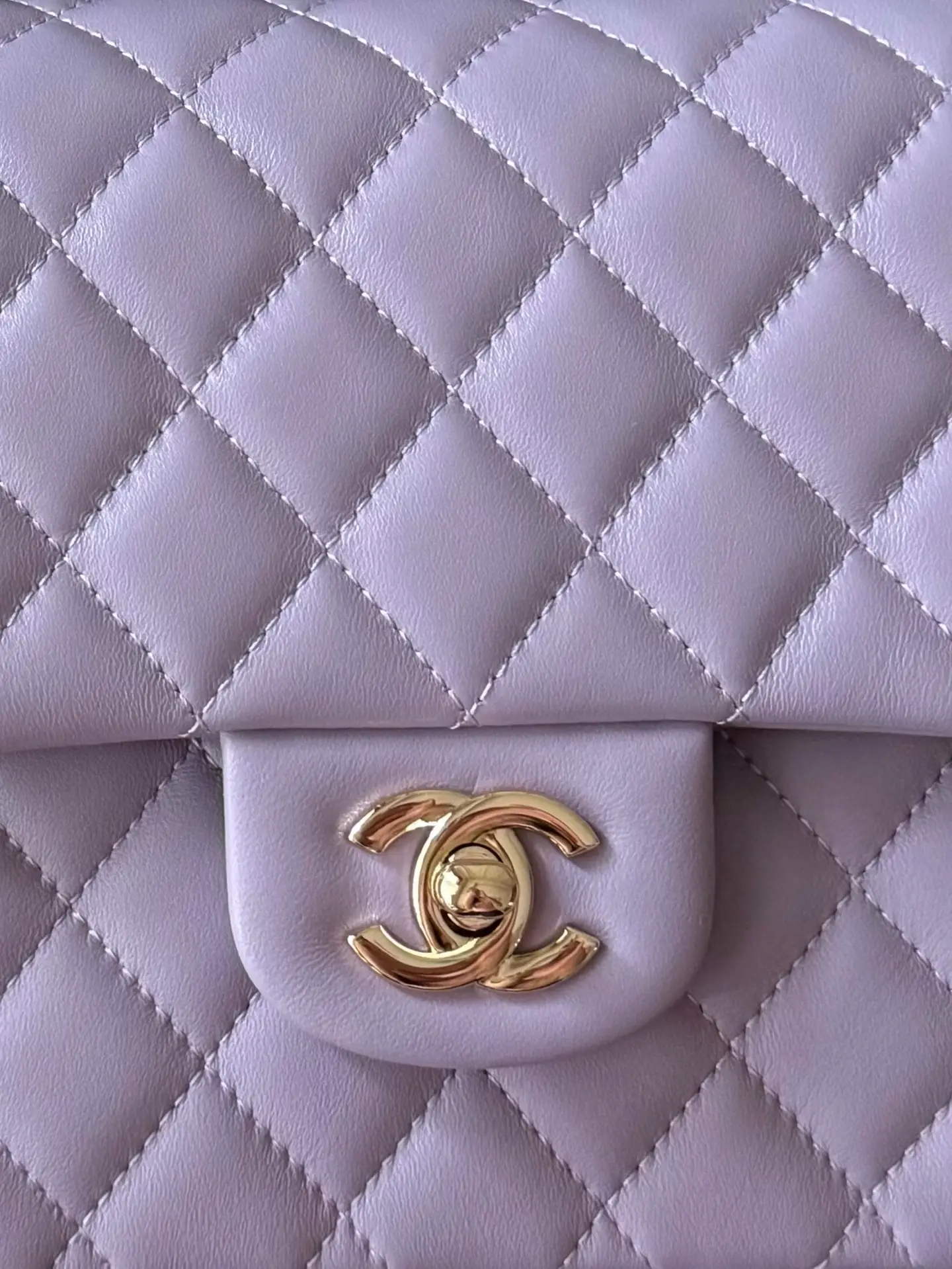 Chanel Classic Flap Bag Purple
