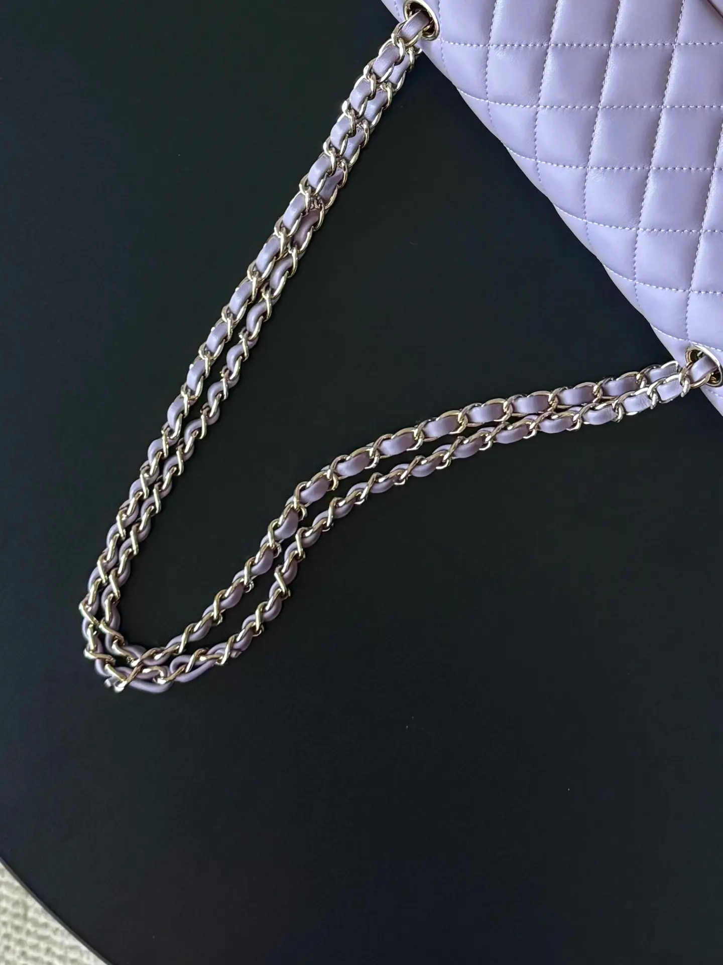 Chanel Classic Flap Bag Purple