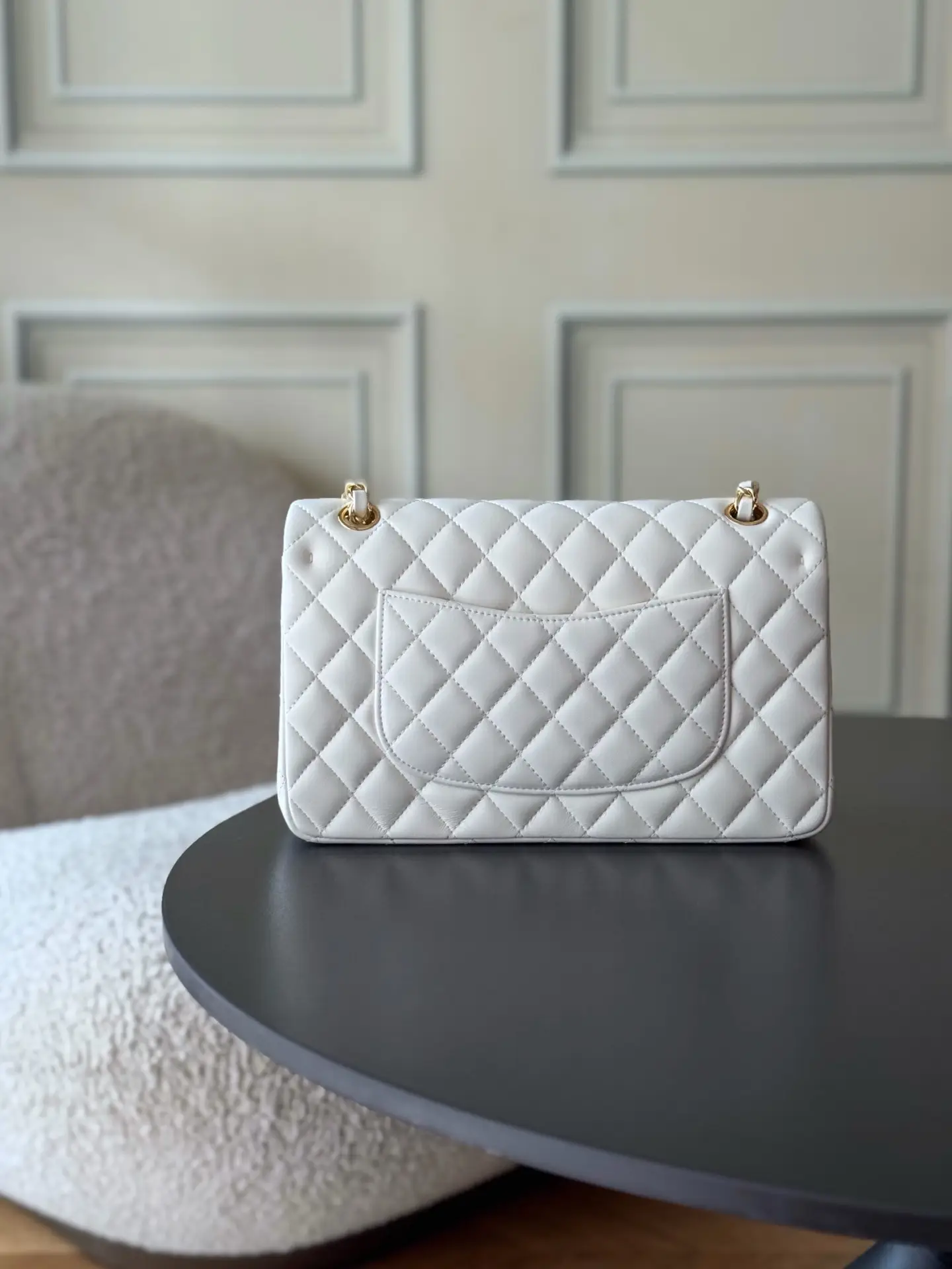 Chanel Classic Flap Bag White