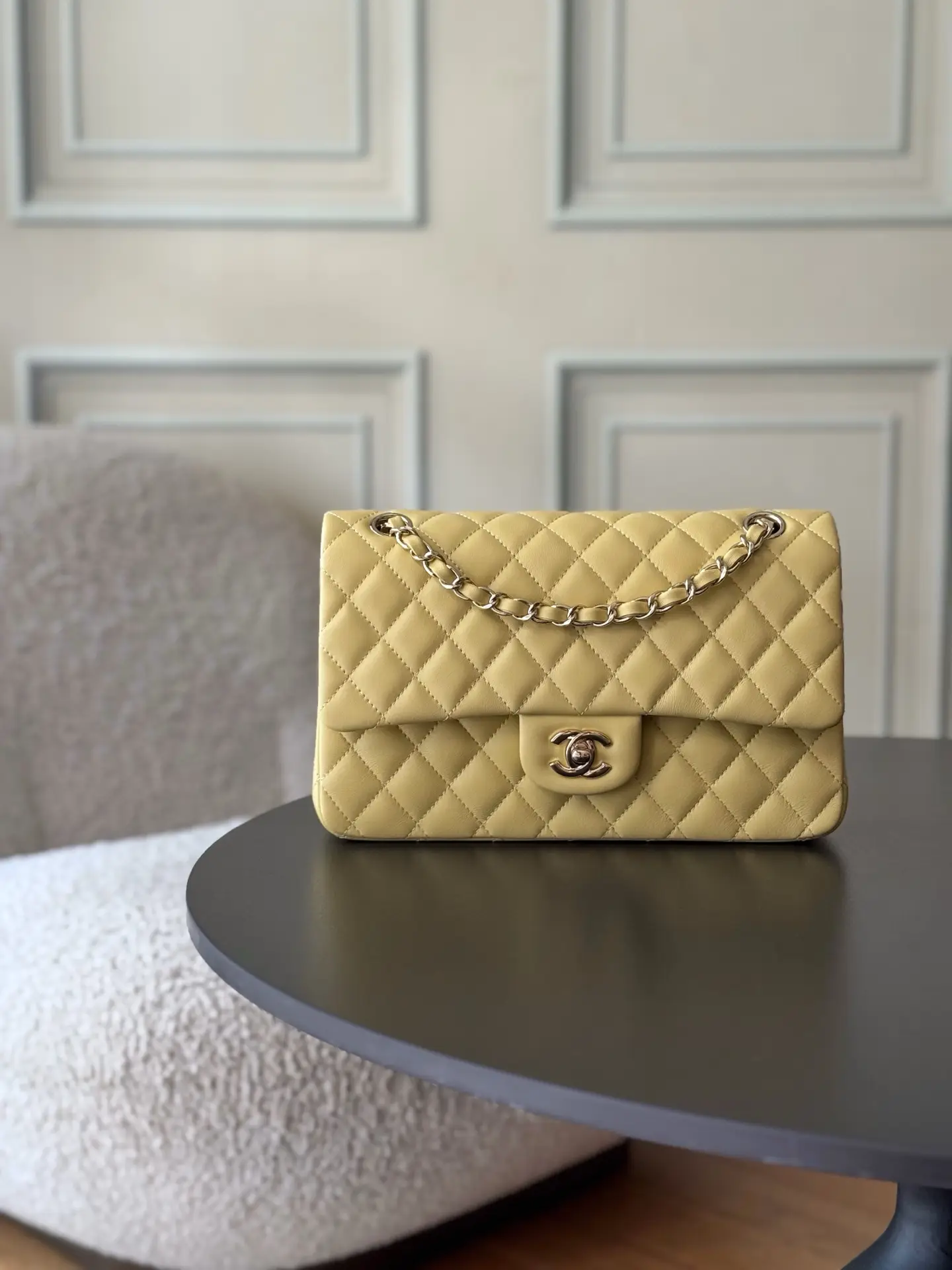 Chanel Classic Flap Bag Yellow