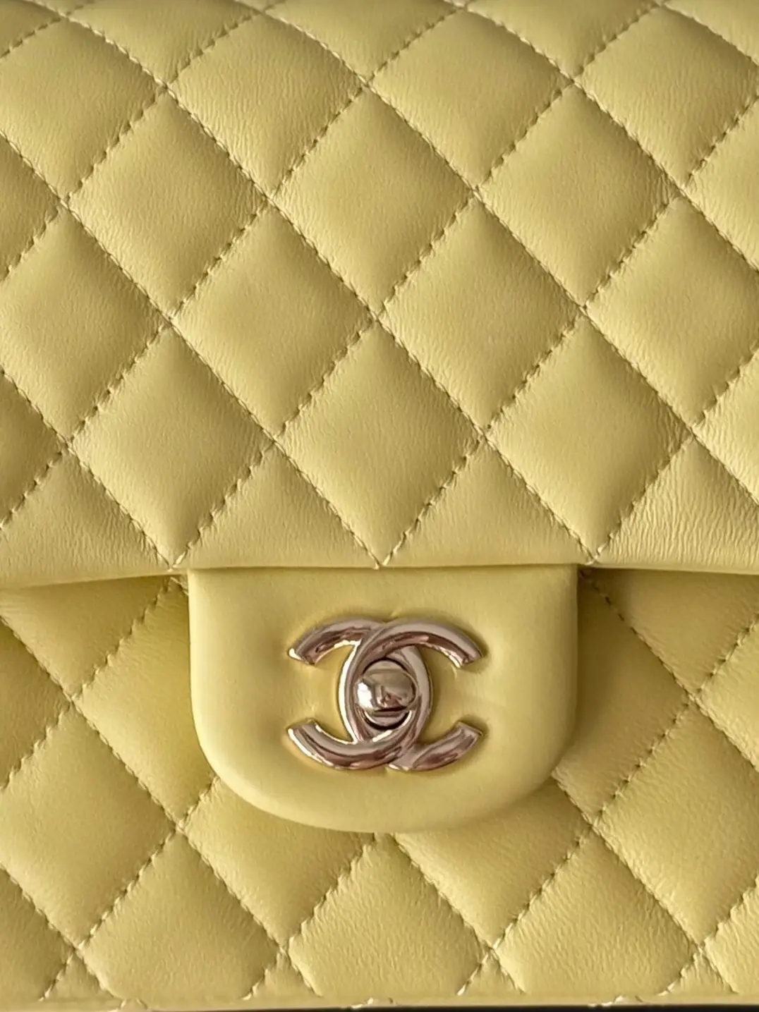 Chanel Classic Flap Bag Yellow