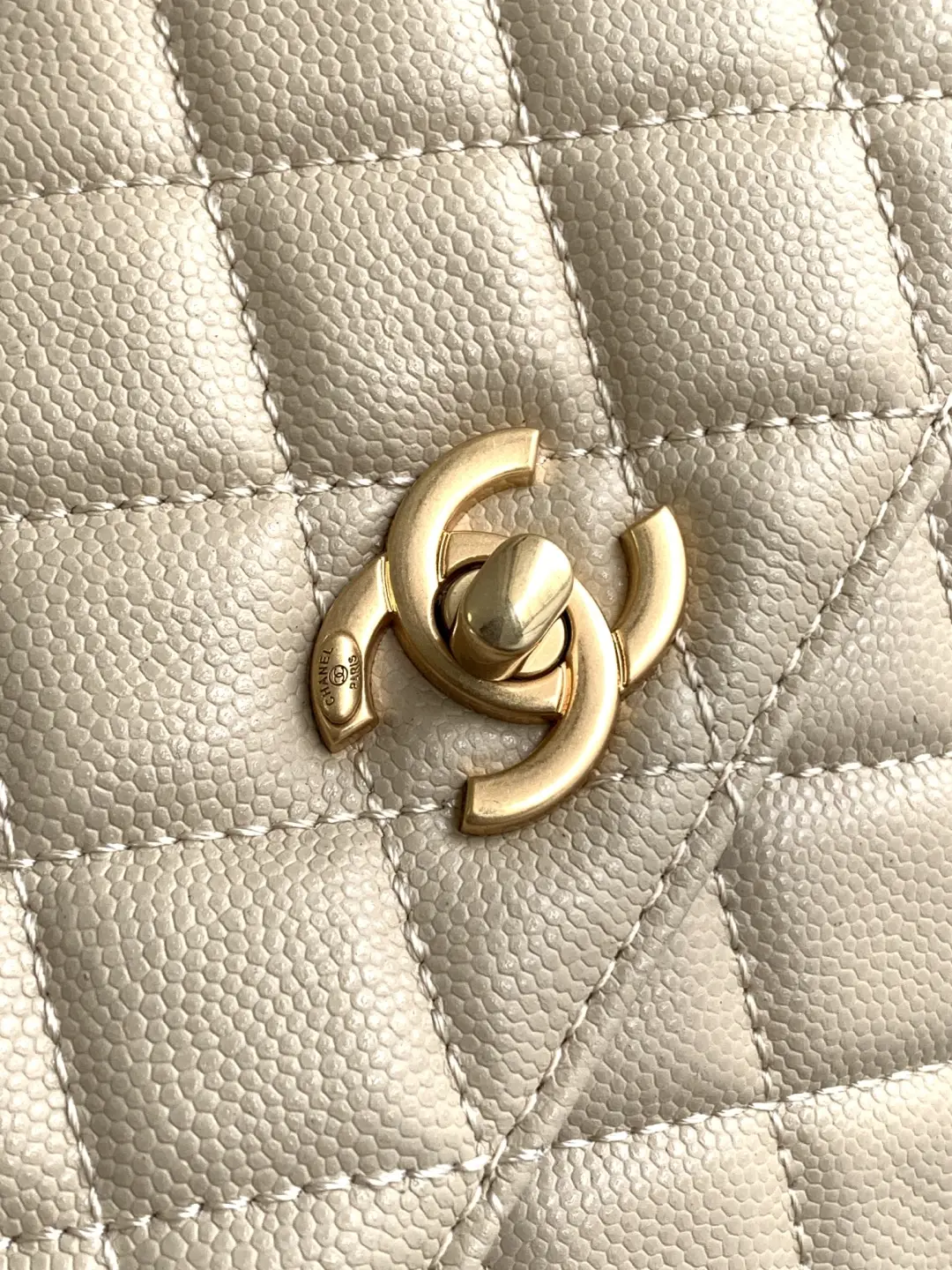 Chanel Coco Handle Bag AS92990 Beige