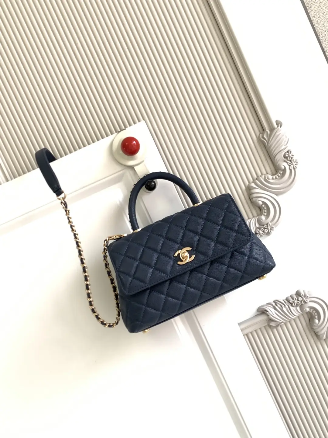 Chanel Coco Handle Bag AS92990 Black