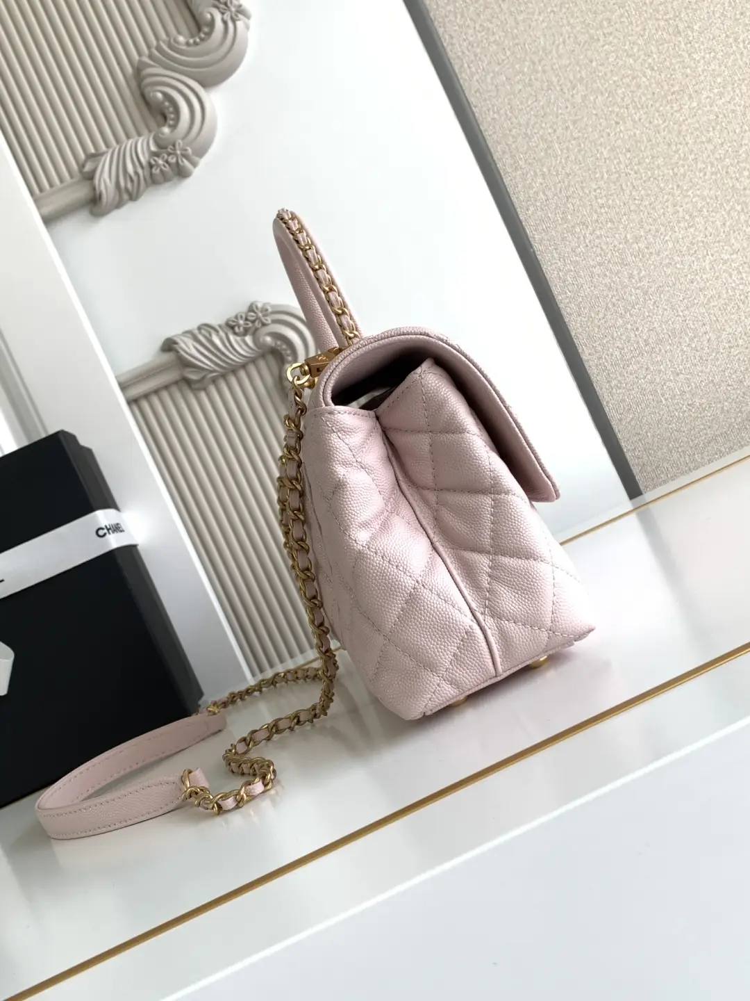 Chanel Coco Handle Bag AS92990 Pink