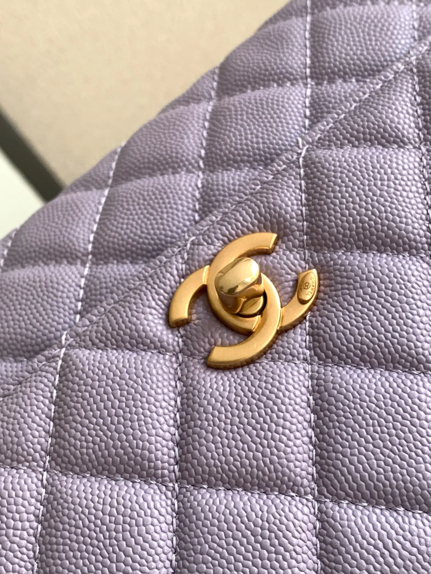 Chanel Coco Handle Bag AS92990 Purple