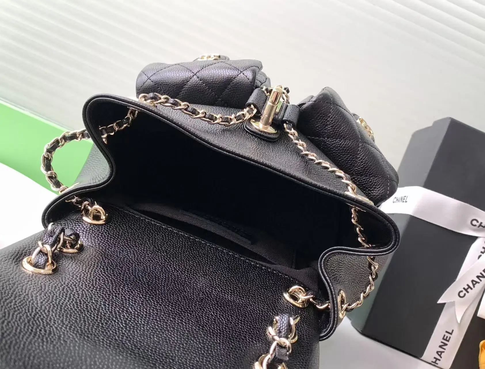 Chanel Duma Backpack Black