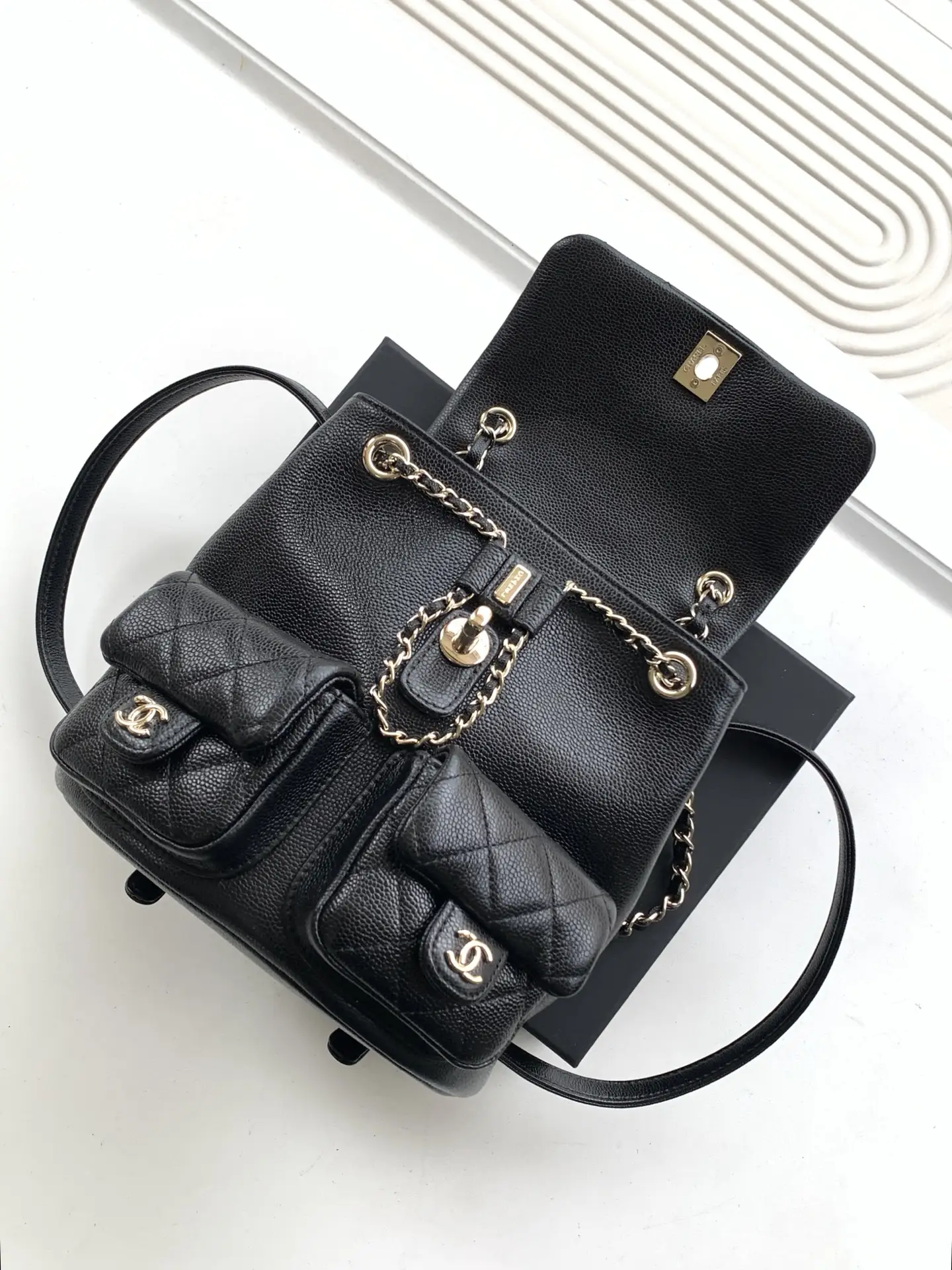 Chanel Duma Backpack Black
