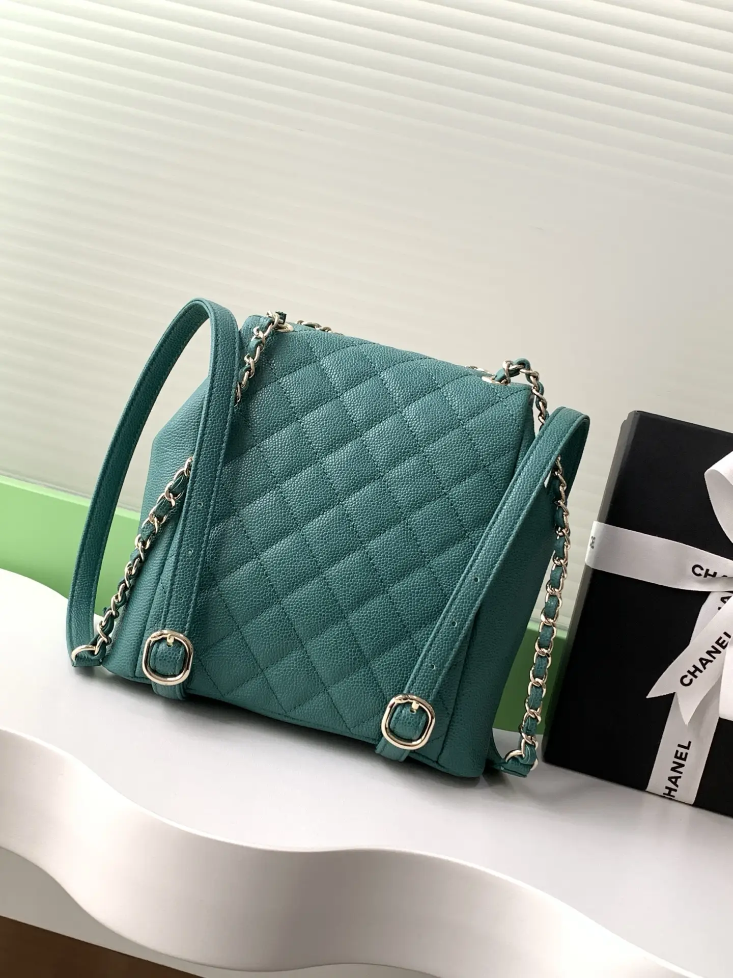 Chanel Duma Backpack MalachiteGreen