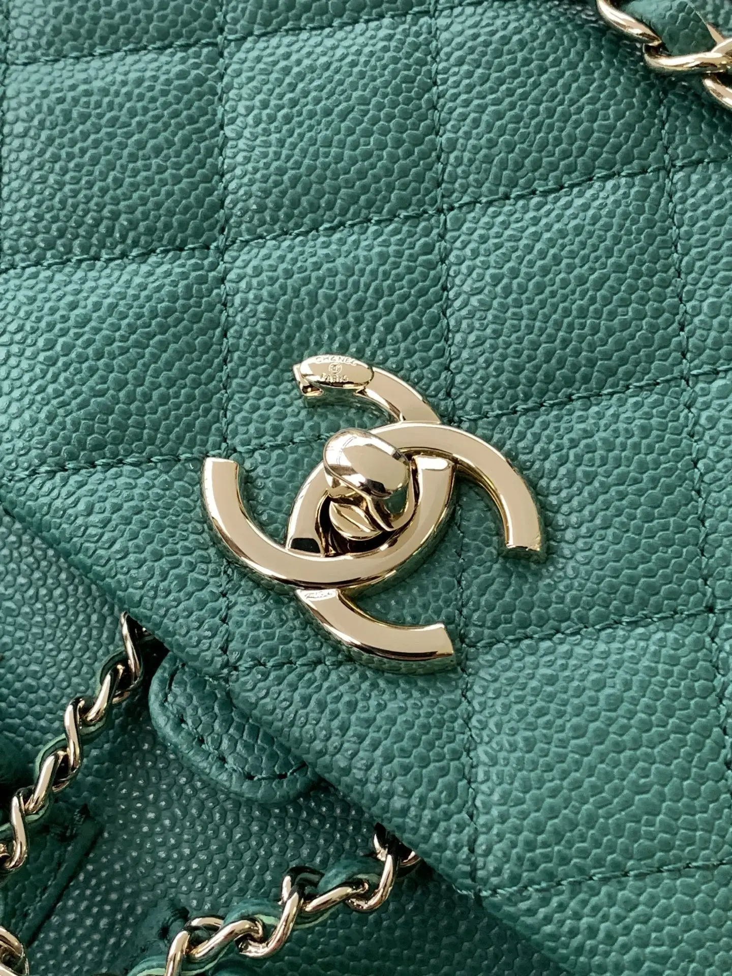 Chanel Duma Backpack MalachiteGreen