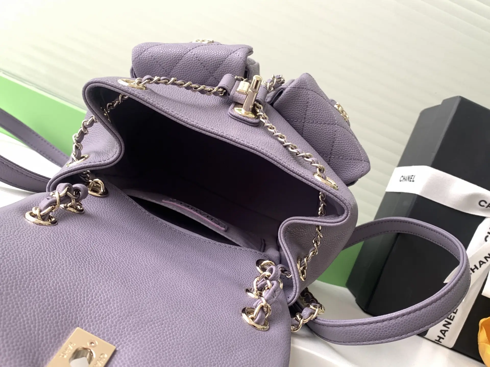 Chanel Duma Backpack Taro Purple