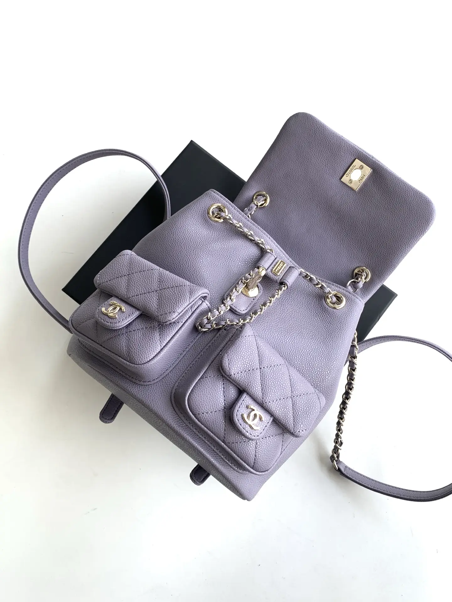 Chanel Duma Backpack Taro Purple
